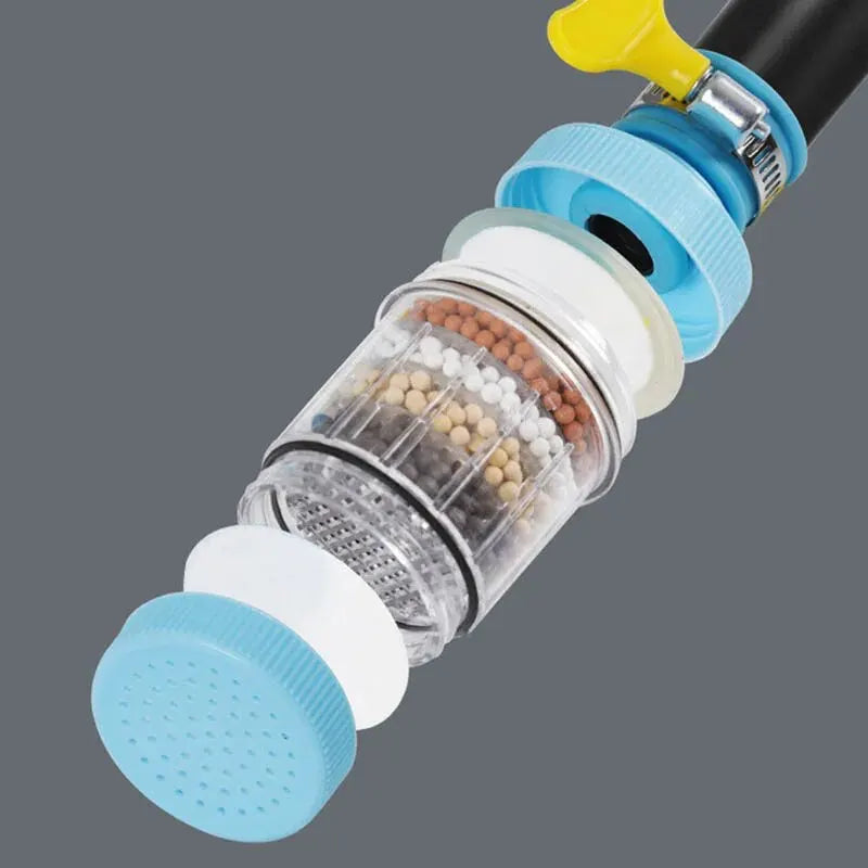 Filtre à Eau pour Robinet avec Filtration Multicouche – Compact et Coloré