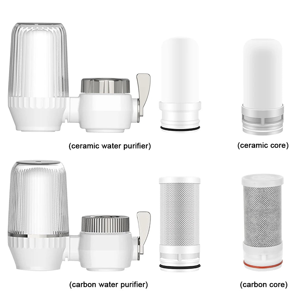 Versatile Faucet Water Purifier - Advanced Filtration System with Ceramic Filter for Clean and Safe Water