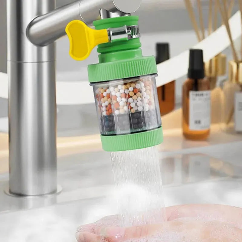 Faucet Water Filter with Multi-Layer Filtration – Compact and Colorful